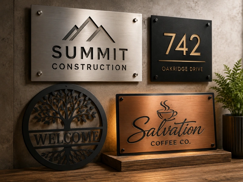 custom metal signs manufacturer