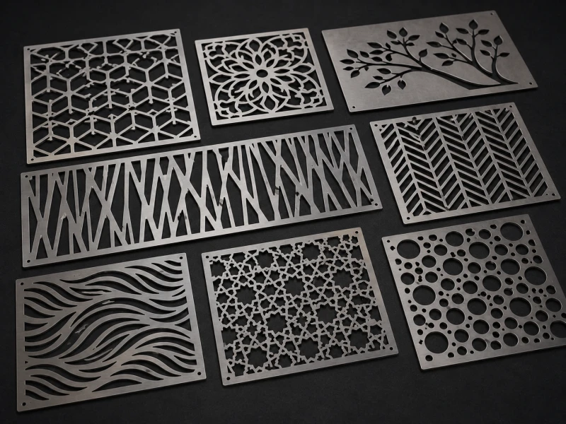 decorative laser cut metal panels
