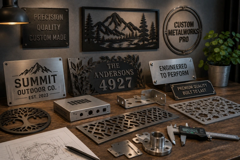 industrial metal nameplates and equipment tags